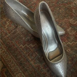 Kelly & Katie Metallic Studded Heels